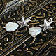 Заказать Серьги с натуральным жемчугом. Серьги звезды. STATEMENTS JEWELRY Only_you_byElena. Ярмарка Мастеров. . Серьги классические Фото №3