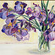 Oil painting. Irises. Pictures. SVETINLOOK (svetinlook). Online shopping on My Livemaster.  Фото №2