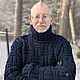 Свитер мужской женский "Король Севера" темно-синий шерстяной, Свитеры мужские, Ломоносов,  Фото №1