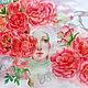 Розы Картина с розами "Фея роз" . Roses. Картины. WATERCOLOR DREAMS|АКВАРЕЛЬНЫЕ ГРЁЗЫ. Ярмарка Мастеров.  Фото №5