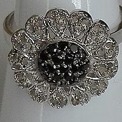 Украшения handmade. Livemaster - original item Ring rough diamonds silver 