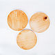 Order Set of wooden plates made of Siberian Cedar 250 mm TN53. ART OF SIBERIA. Livemaster. . Dinnerware Sets Фото №3