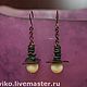 Серьги с кораллом. Серьги классические. Евгения Коровацкая. Ярмарка Мастеров.  Фото №4