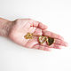 Gold-plated heart pendant, heart pendant, medallion opening. Pendant. Irina Moro. My Livemaster. Фото №6