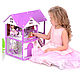  Домик для кукол -Коттедж Светлана-, цвет бело-сирене. Кукольные домики. Mirum. Интернет-магазин Ярмарка Мастеров.  Фото №2