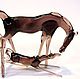 Order Interior arrangement of colored glass Horse and foal. In Glass. Livemaster. . Figurines Фото №3