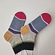 Разноцветные вязаные шерстяные носки 36-38 размер, Носки, Москва,  Фото №1