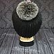 Fur hat made of muskrat fur.( Premium). Caps. kupimeh. My Livemaster. Фото №5