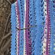 Order Knitted scarf 'Sakura', cotton, handmade. DominikaSamara. Livemaster. . Scarves Фото №3