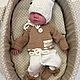 Комплект Латте для миниреборна. Одежда для кукол. TashaDollOutfits. Ярмарка Мастеров.  Фото №6