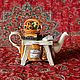 Винтаж: чайник виде садовой тележки. Чайники винтажные. Fancy teapots. Интернет-магазин Ярмарка Мастеров.  Фото №2