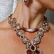 Order Set: necklace earrings set 'Young Sep'. elenshabaev (elenshabaev). Livemaster. . Jewelry Sets Фото №3