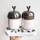 Ceramic jars with Acorns. Jars. -andromeda-. Online shopping on My Livemaster.  Фото №2