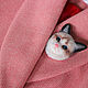 Brooch 'Cat with blue eyes'. Brooches. ufawooltoys (ufawooltoys). My Livemaster. Фото №6