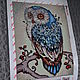 Diamond embroidery'Owl'. Pictures. Hand-painted. Online shopping on My Livemaster.  Фото №2