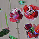 Картина маслом на холсте  Розовый сад 2 с красными розами на сером. Картины. Картины маслом на холсте. Ursula-f. Ярмарка Мастеров.  Фото №5