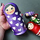 Interior Matryoshka Doll Gift for a child of 5m. Dolls1. color of magic. My Livemaster. Фото №4