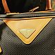 Винтаж: Сумка-мини Boston YSL из черного ПВХ и коричневой кожи. Сумки винтажные. Chic bags. Интернет-магазин Ярмарка Мастеров.  Фото №2