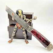 Сувениры и подарки handmade. Livemaster - original item Knife made of Damascus steel Predator. Handmade.