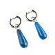 Drop earrings with agate 'Raindrops' earrings blue agate. Earrings. Irina Moro. Online shopping on My Livemaster.  Фото №2