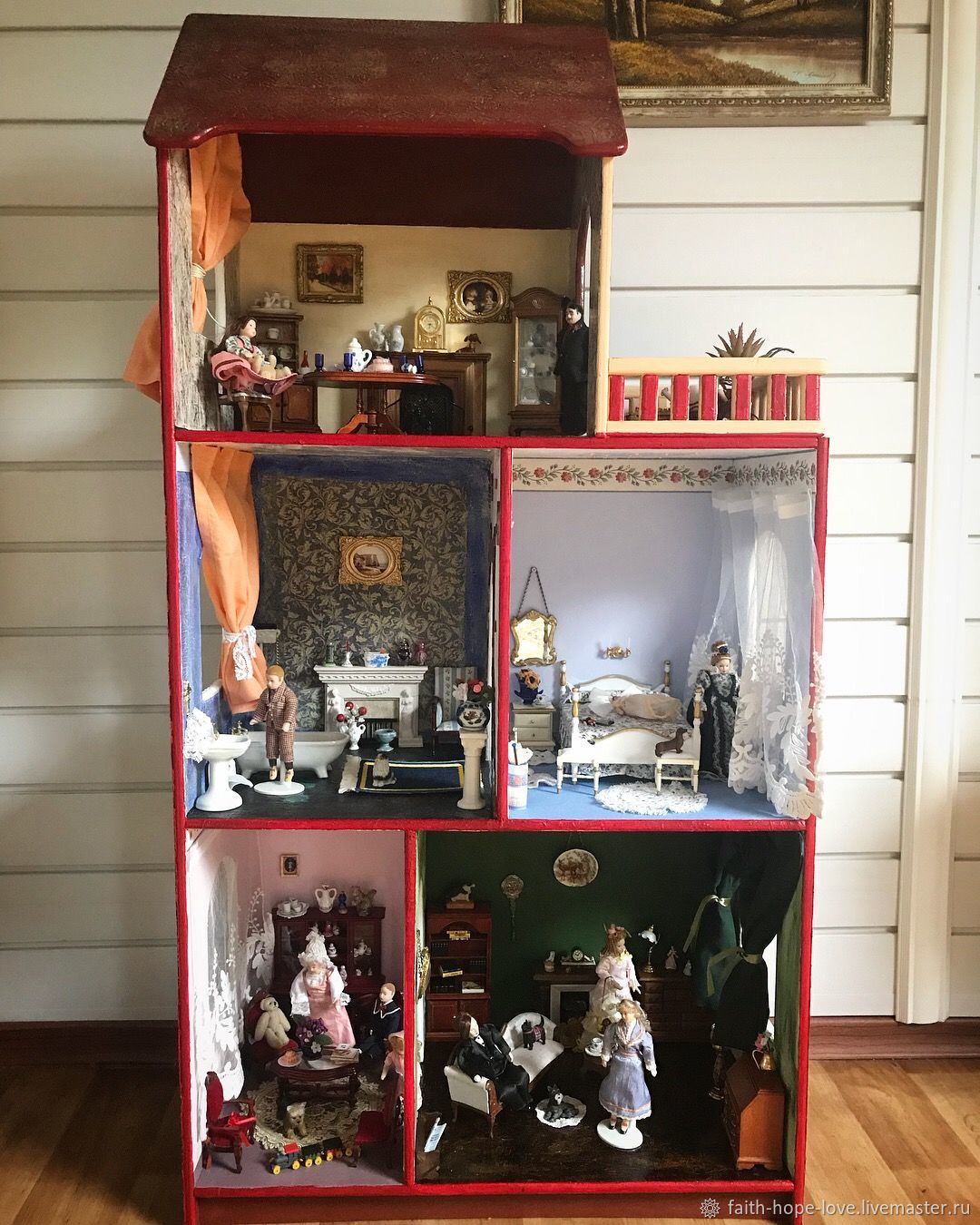 Кукольный домик из фанеры (кукольный дом)