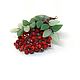 Brooch 'Red mountain ash' 1, Brooches, St. Petersburg,  Фото №1