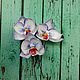 Шпильки с орхидеями 3 шт, Шпилька, Зеленоград,  Фото №1
