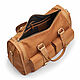 Order Leather bag 'Baltimore' (brown crazy). Russian leather Guild. Livemaster. . Travel bag Фото №3