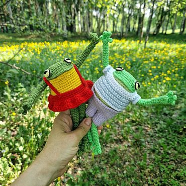 Куклы и игрушки ручной работы. Ярмарка Мастеров - ручная работа Игрушка лягушка. Handmade.