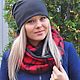 Order Hat, beanie and Snood 'Meet autumn brighter'. Olga Lado. Livemaster. . Headwear Sets Фото №3