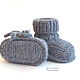 Warm knitted booties for babies. Alpaca. Babys bootees. Olgamusinaekb. My Livemaster. Фото №6
