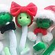   Игрушка сувенир Змейка в ушанке. Год Змеи. Светлана Сверлова PTICHKA_DOLLS. Интернет-магазин Ярмарка Мастеров.  Фото №2