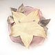 FABRIC FLOWERS. Chiffon rose. ' Spring - flowering V'. Brooches. fioridellavita. My Livemaster. Фото №6