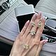 Кольцо Graf 10 карат из серебра 925 пробы с фианитами premium. Кольца. MARIA GUSEVA Fashion Jewelry. Ярмарка Мастеров.  Фото №5