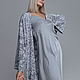 Заказать Абайя + комбинация. Шелк Армани. Abaya-altay. Ярмарка Мастеров. . Костюмы Фото №3