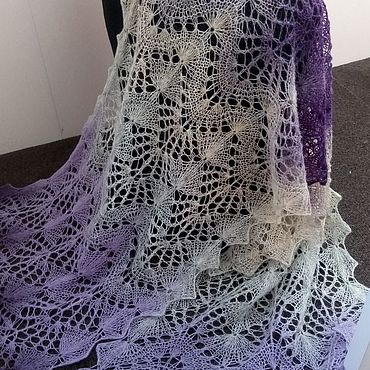 Аксессуары ручной работы. Ярмарка Мастеров - ручная работа Палантин "Селена". Handmade.