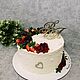 Wedding wooden topper to order. Cake Decoration. Butik Podarkov - dekor iz dereva. Интернет-магазин Ярмарка Мастеров.  Фото №2