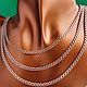 Серебряная позолоченная цепь бисмарк, 45 см. Цепочка. style-silver. Ярмарка Мастеров.  Фото №7
