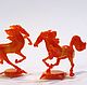 Интерьерная фигурка из цветного стекла Конь Птица Тройка. Статуэтки. Мастерская Animals in Glass. Ярмарка Мастеров.  Фото №5