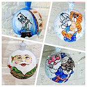 Сувениры и подарки handmade. Livemaster - original item Christmas toys balls. Handmade.