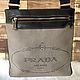 Заказать Винтаж:  Сумка-мессенджер из кожи и жаккардовой ткани от PRADA. Chic bags. Ярмарка Мастеров. . Сумки винтажные Фото №3