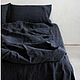Bed linen made of linen 'Graphite' - the Softest set, Bedding sets, Moscow,  Фото №1