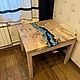  Стол-река из карагача. Столы. Мебель LoftCO. Мебель на заказ. Дуб, ясень, бук, карагач. Ярмарка Мастеров.  Фото №4