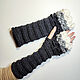 Order Mittens Dragon Scales Long Knitted Warm Mittens Gloves. Yuliya Chernova. Livemaster. . Mitts Фото №3