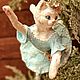 Кошка-балерина. Елочные игрушки. ВАТНАЯ ЗИМА. Ярмарка Мастеров.  Фото №7