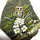 Owl Magnet made of Jasper Souvenir. Magnets. Souvenirs from a stone (yashmamagnit). My Livemaster. Фото №5