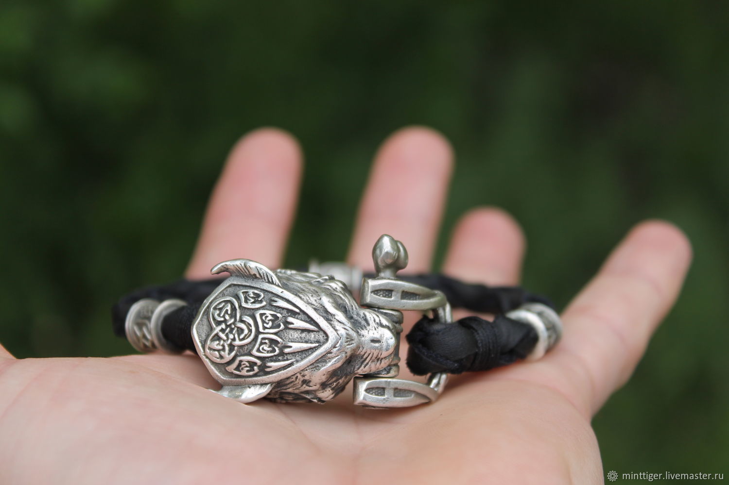 Silver beast bracelet, Bead bracelet, Volgograd,  Фото №1