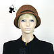 Elegant women's hat ' Slouch'. Hats1. Mishan (mishan). Online shopping on My Livemaster.  Фото №2