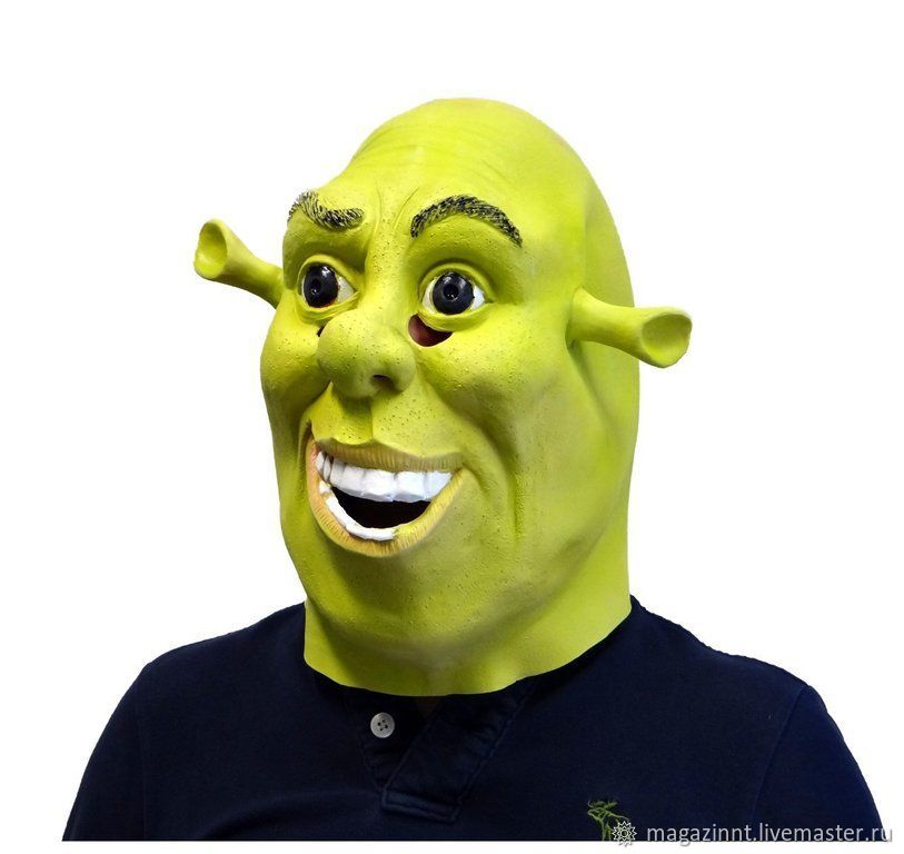 Маска Шрека Deluxe (shrek mask) купить в интернетмагазине на Ярмарке Мастеров с доставкой