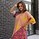 Boho Viscose Dress 'Bright Patchwork'. Dresses. NATALINI. Online shopping on My Livemaster.  Фото №2